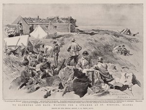 Verso Klondyke e ritorno, in attesa di un piroscafo a St Michael, Alaska da Charles Edwin Fripp